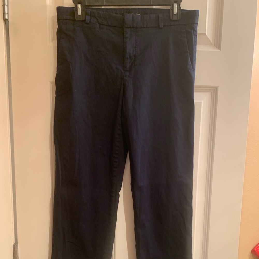 Size 2 Long Blue Pant Trousers Banana Republic